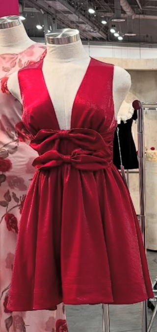 CAMILA MINI DRESS - RED