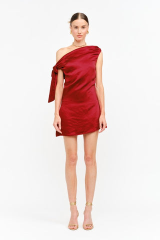 DURAND MINI SATIN DRESS