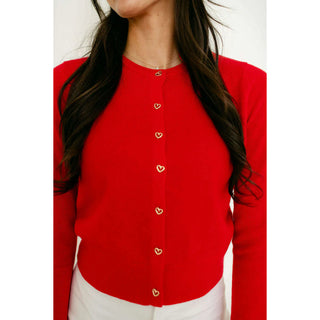 VIDA CARDIGAN - RED