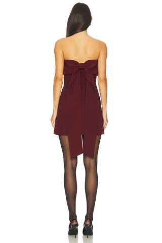 VINO MINI DRESS WITH BOW BACK