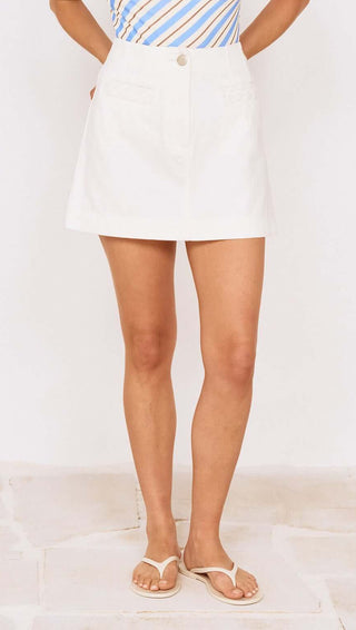 CALLA DENIM MINI SKIRT
