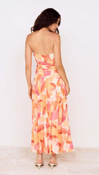 SOL MESH MIDI DRESS