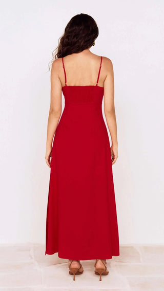 RHODES TWIST FRONT MAXI DRESS