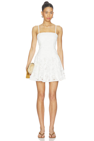 GIADA MINI DRESS - WHITE