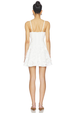 GIADA MINI DRESS - WHITE