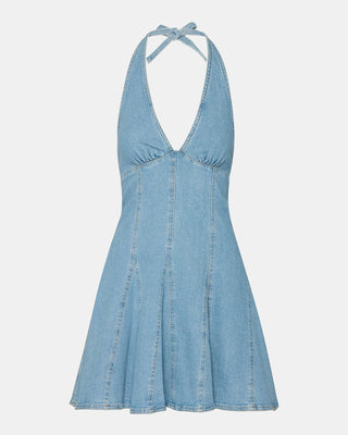 ATLAS DENIM MINI DRESS