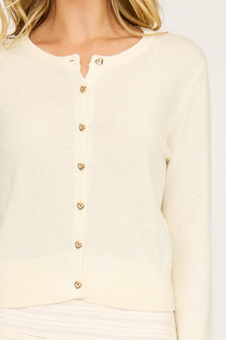 VIDA CARDIGAN - CREAM