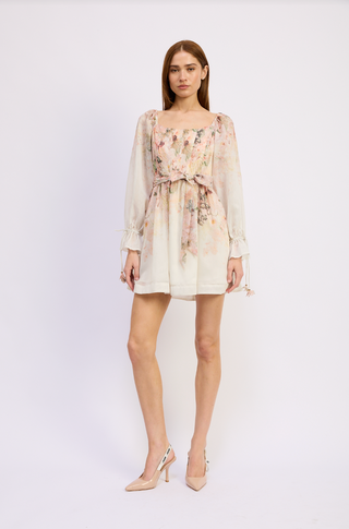 ANNA CORSET DETAIL MINI DRESS
