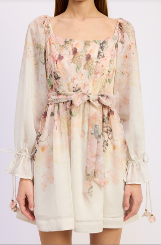 ANNA CORSET DETAIL MINI DRESS