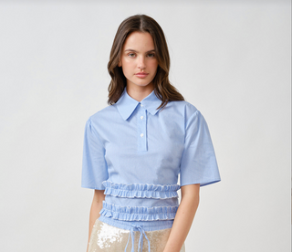 JILL SHIRT W/ RUFFLES