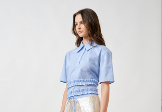 JILL SHIRT W/ RUFFLES
