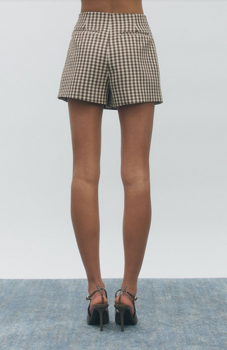 MARILYN GINGHAM MINI SKORT