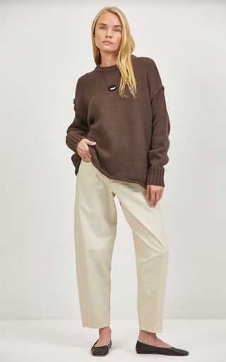 VIENNA  PANTS - TAUPE
