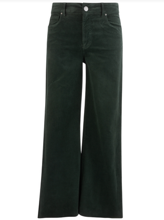 MEG HIGH RISE (29" / CORDUROY) - EVERGREEN