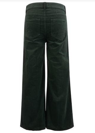 MEG HIGH RISE (29" / CORDUROY) - EVERGREEN