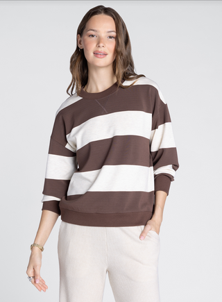 REESE TOP - BROWN MULTI