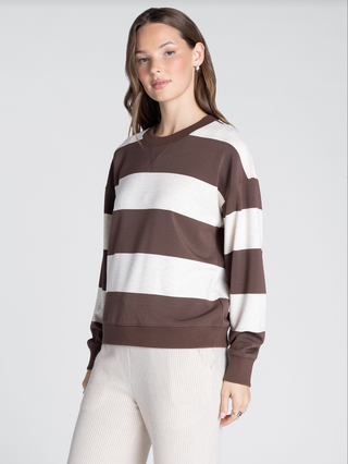 REESE TOP - BROWN MULTI
