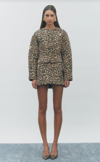 LEO JACQUARD TAILORED JACKET
