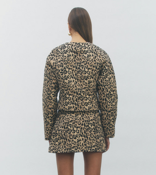 LEO JACQUARD TAILORED JACKET