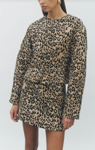 LEO JACQUARD TAILORED JACKET