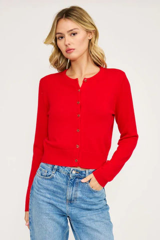 VIDA CARDIGAN - RED
