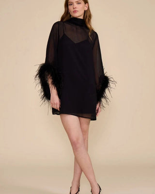 ZARIA MINI DRESS - BLACK