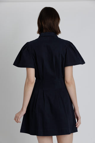 JULIET MINI DRESS - NAVY