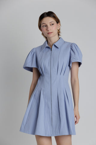 CELIN MINI DRESS - BLUE