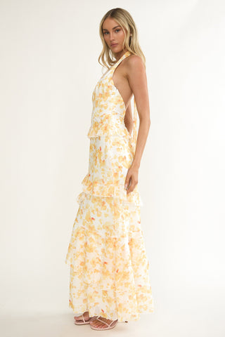 NINA MAXI DRESS - ORANGE
