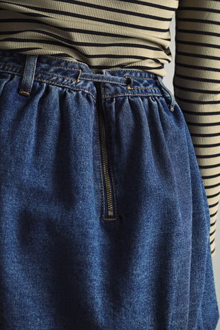 ZOLA DENIM BALLOM MINI SKIRT