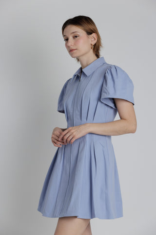 CELIN MINI DRESS - BLUE