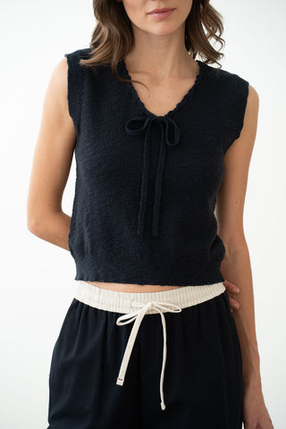 SIMPLE VEST - NAVY