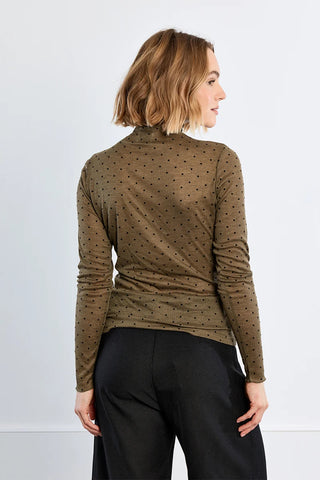 RENZO TOP - DARK GREEN