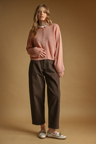 SASHA PANTS - BROWN