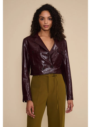 SAM FAUX LEATHER JACKET