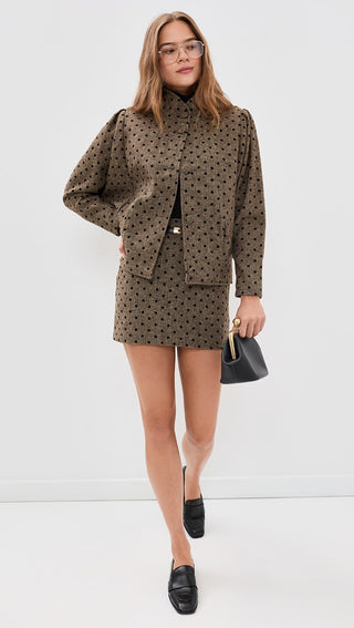 LIANA BELTED MINI SKIRT