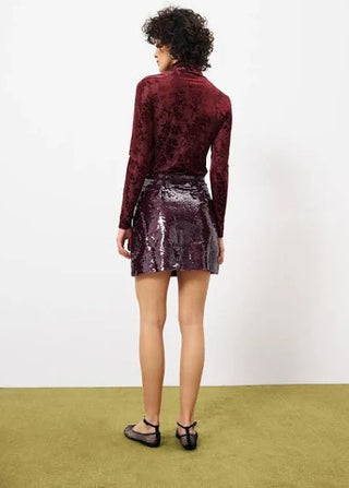 BUFFY SEQUIN MINI SKIRT